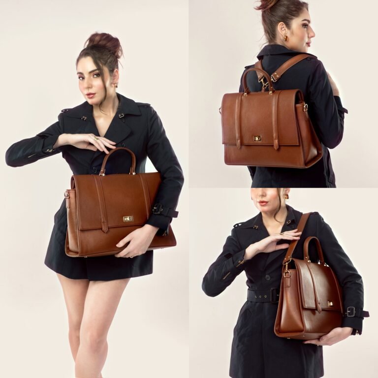 Mocha Elegance Convertible Bag