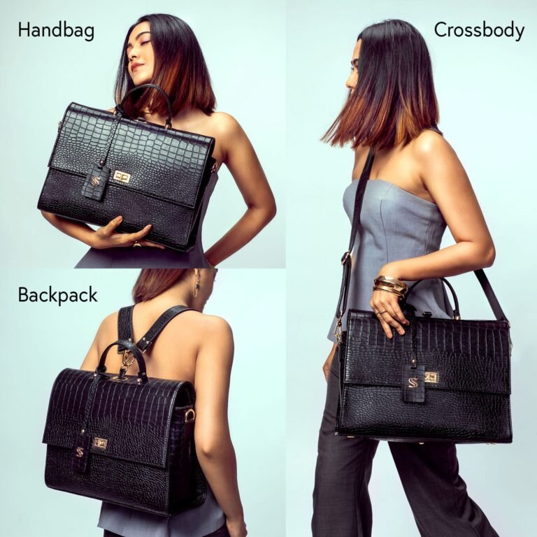 Charcoal Chic Compact Work Bag