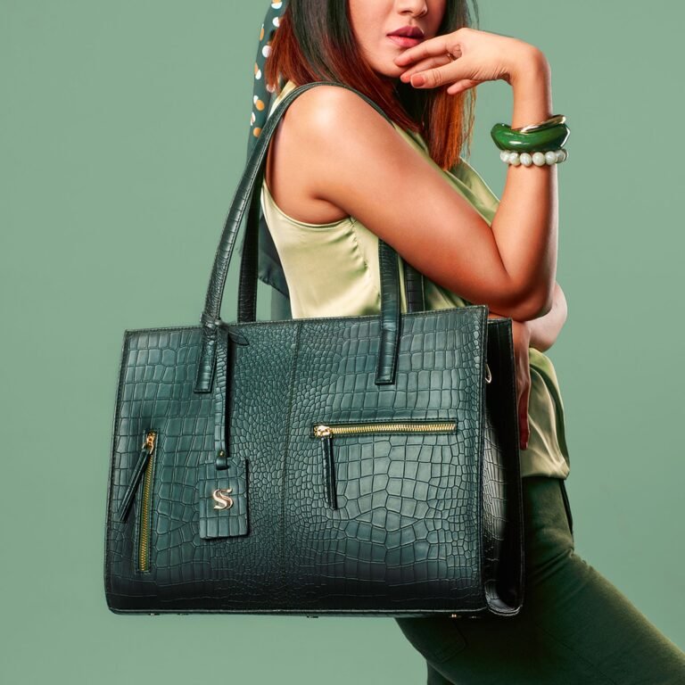 Emerald Elegance Amira Tote