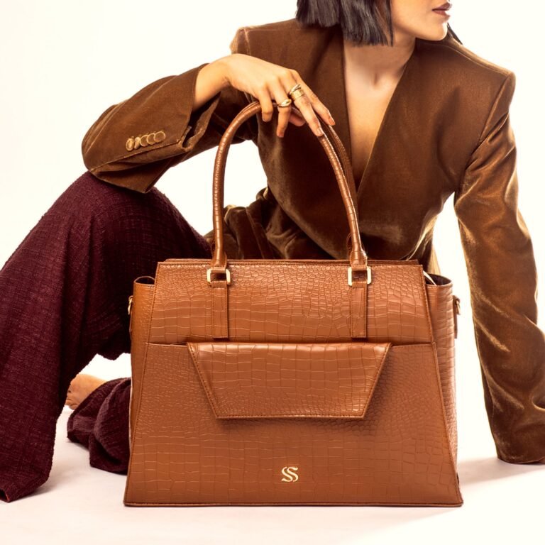 Mocha Elegance Grande Tote