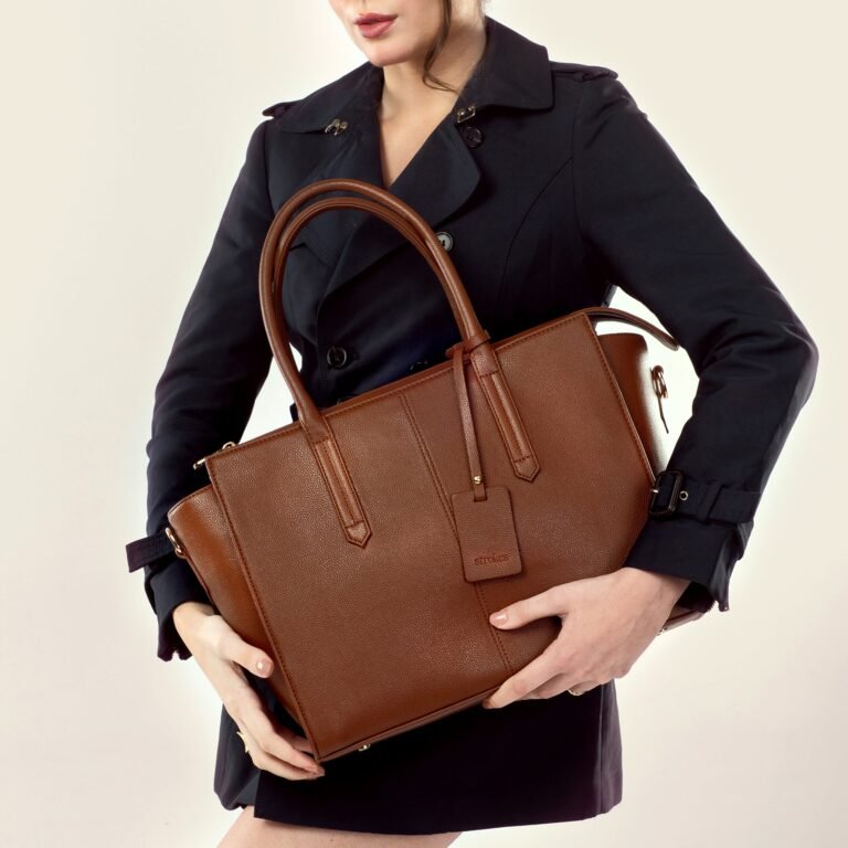 Mocha Elegance Valeria Tote