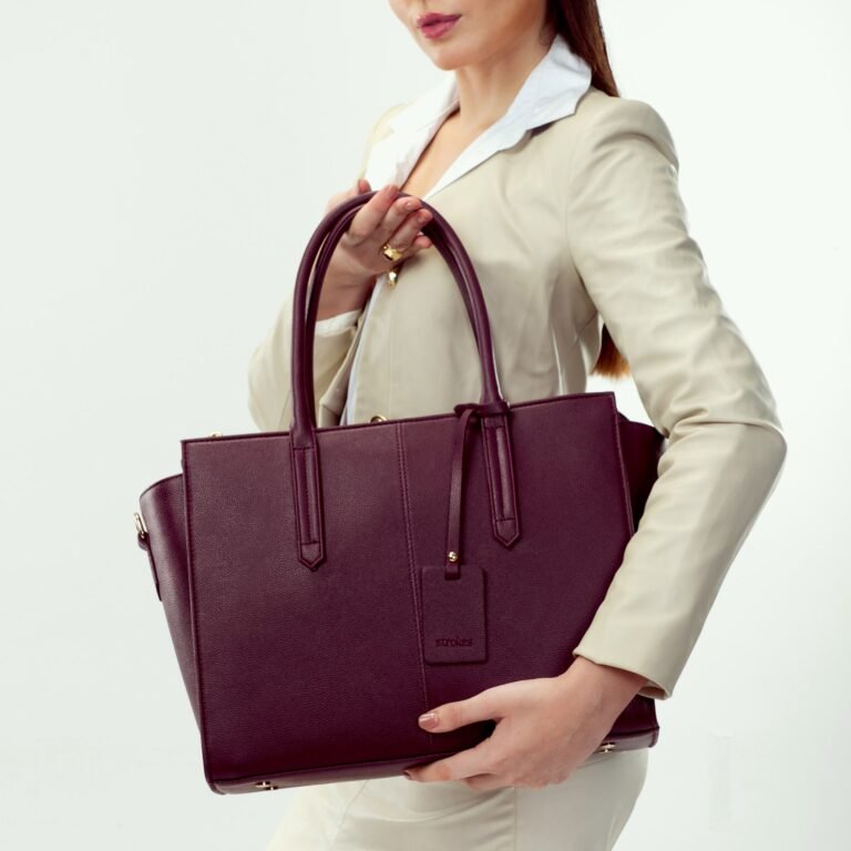 Burgundy Belle Valeria Tote