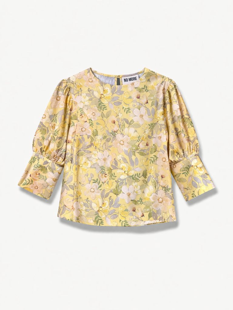 Yellow Floral Iwona Blouse