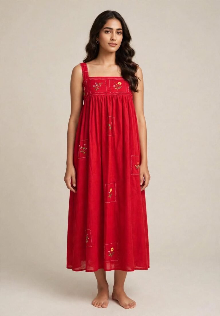 Laila Embroidered Dress