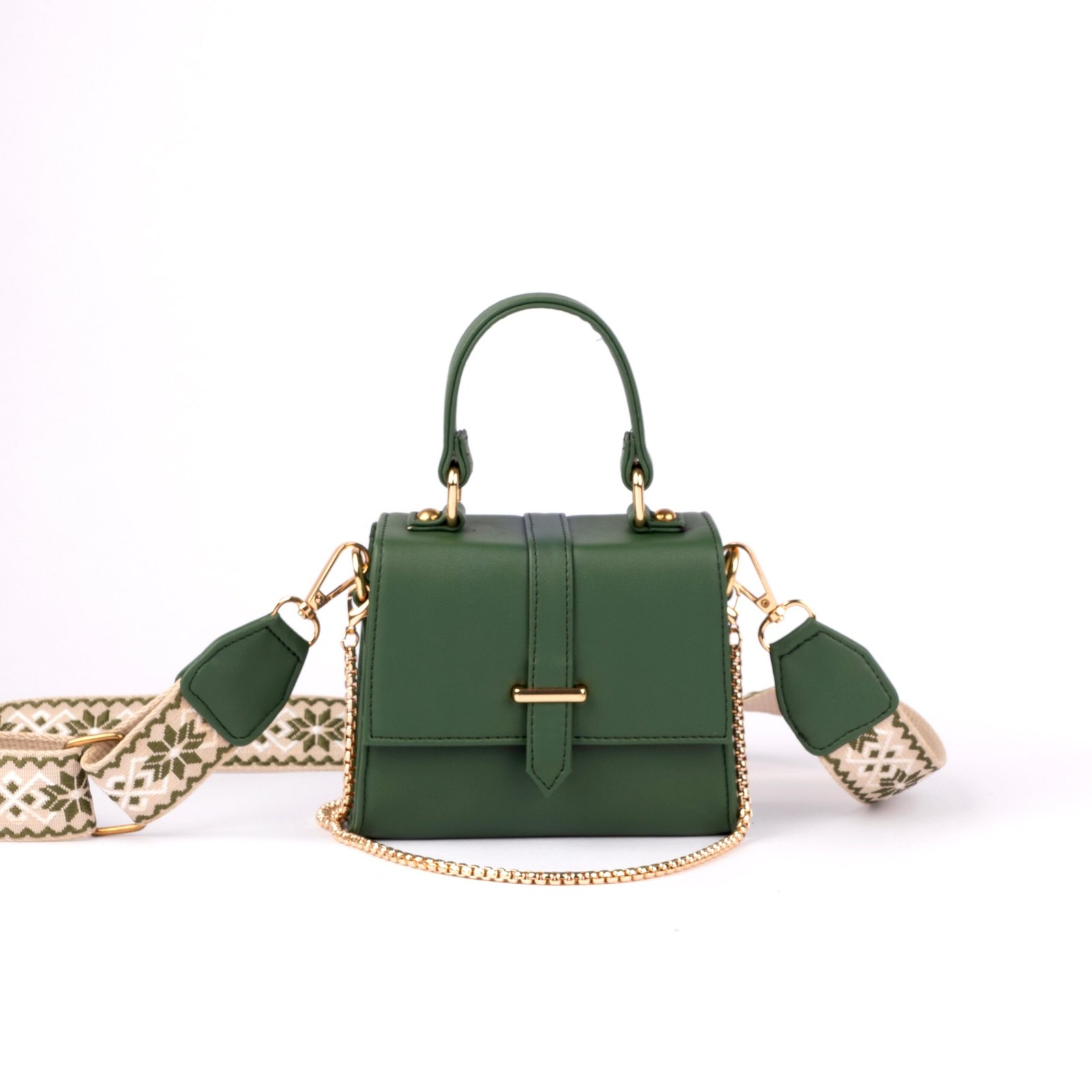 Emerald Elegance Mini Sling