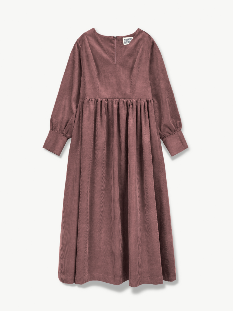 Taupe Corduroy Michelle Dress