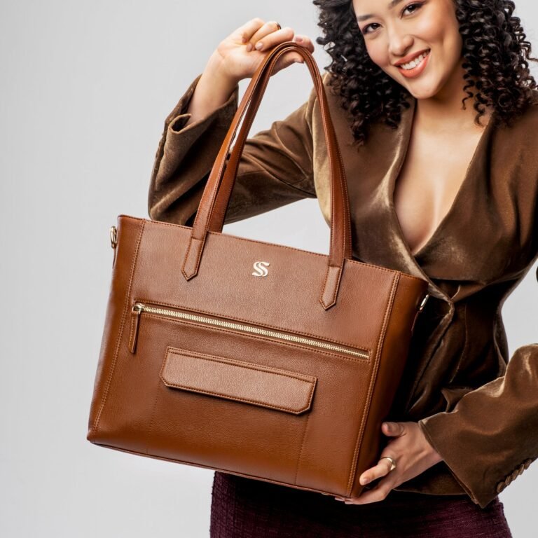 Mocha Elegance Aurea Tote